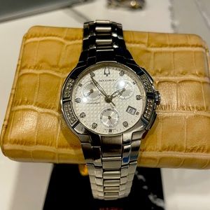 Bullova Accutron Chronograph Sapphire Crystal.